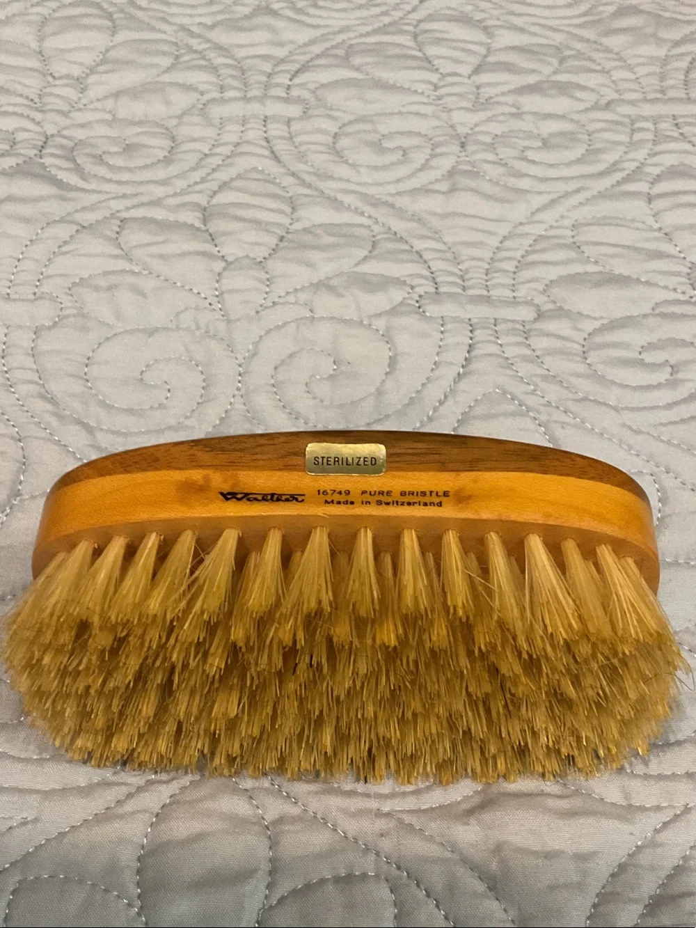 Natural Bristle Handheld Cleaning Brush - Yellow